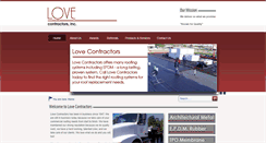 Desktop Screenshot of lovecontractors.net